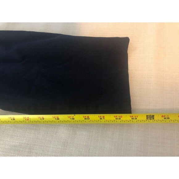 Talbots Petites 12P Curvy Dress Pants Blue Office Work Classic Pockets (stain) - Picture 9 of 10